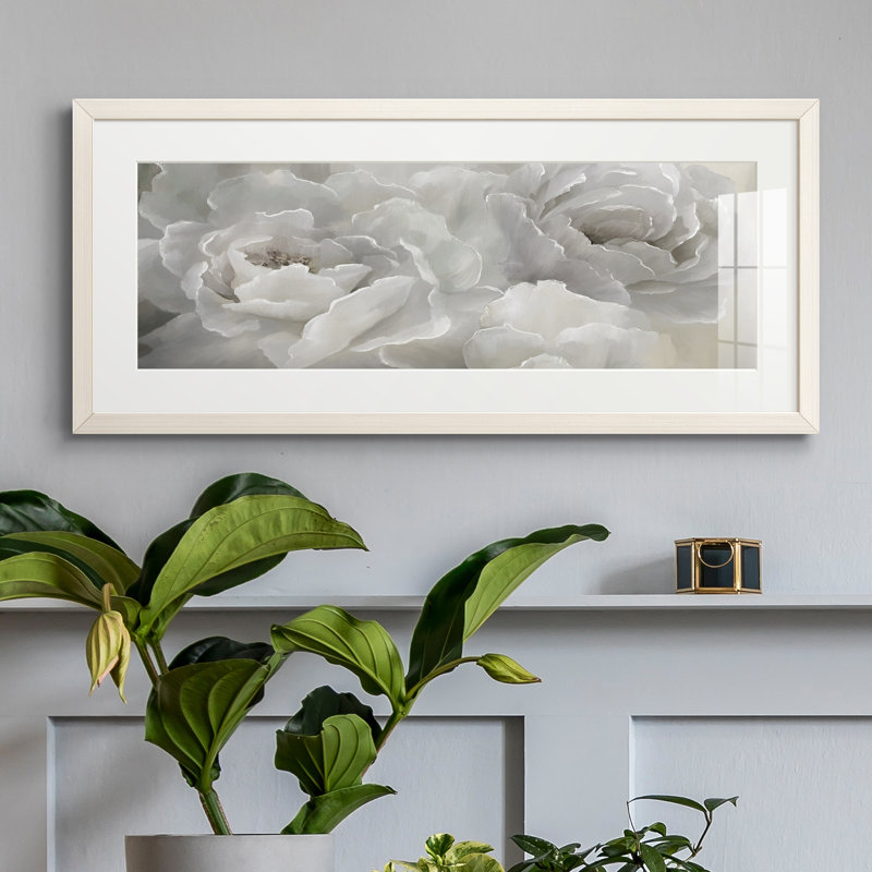 Peinture sur papier encadrée