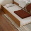 Lit plateforme en bois massif avec pied de lit et gigogne simple Nantucket-120232362-126308751