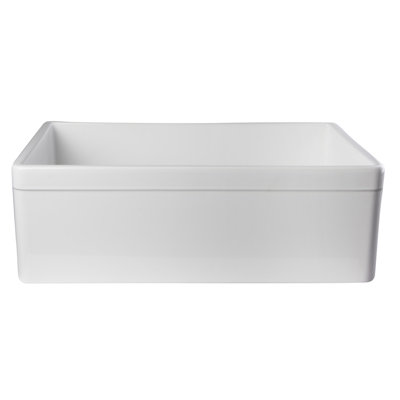 Évier de cuisine à simple cuve campagne l 29,88 po x l 19,75 po
