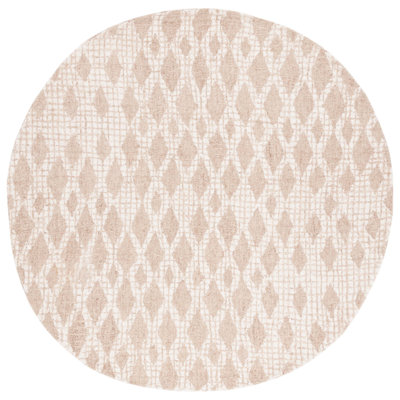 Abstract Hand Tufted Wool, Cotton Geometric Rug
