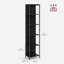 178.6cm H Metal Standard Bookcase-2108874077