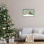 Couple avec arbre de Noël, estampe numérique encadrée par Kamdon Kreations-137022541-137022544