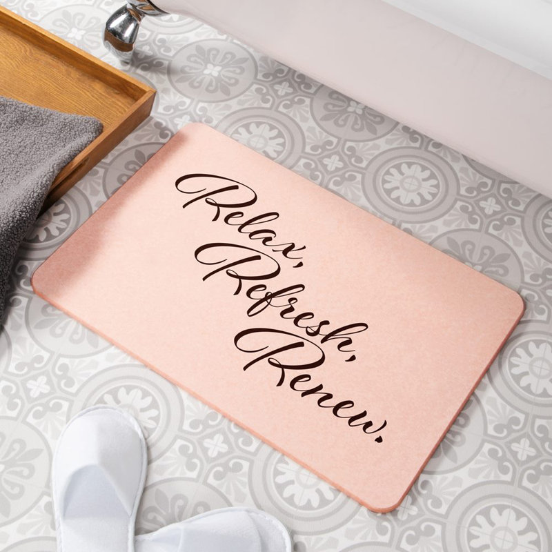 Non-Slip Shower Mat, Pink