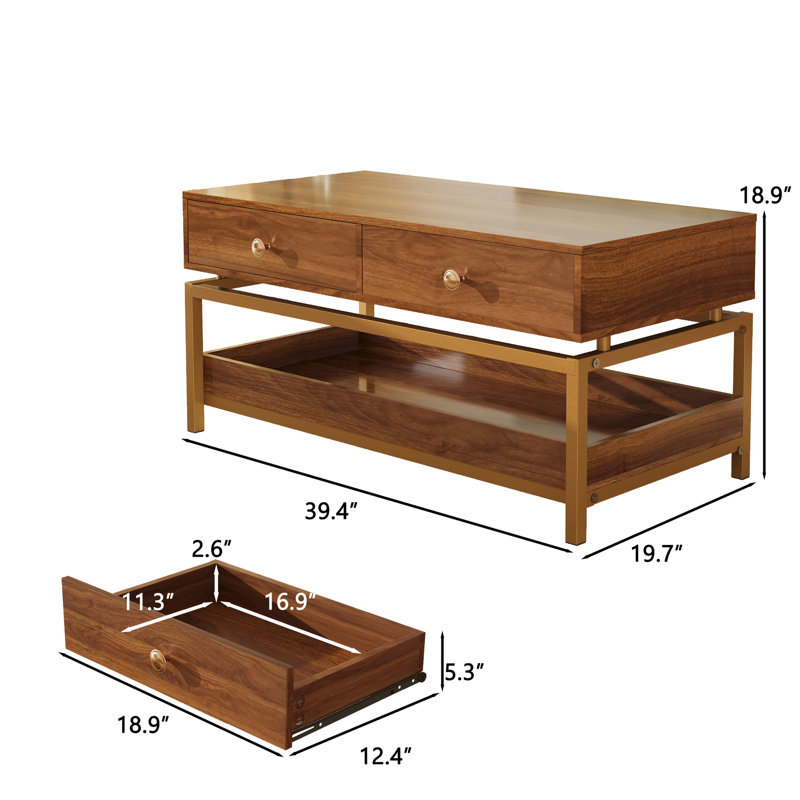 Tables basses pour le salon, Noyer