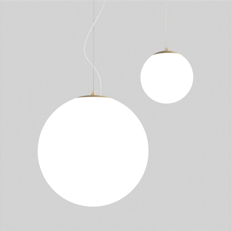 Drop 1 - Light Pendant, 8" H x 8" W x 8" D