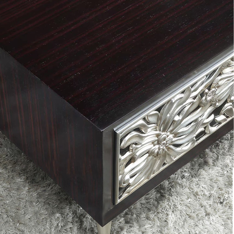 Tea table paired with TV stand combination