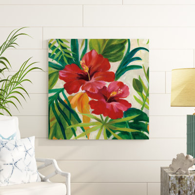 " Tropical Jewels II V2 Crop " by Silvia Vassileva Painting Print