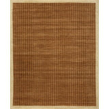 Textures Hand Knotted Wool Area Rug in Red