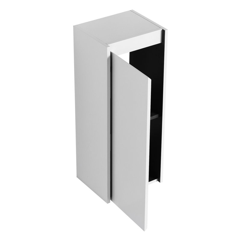 Unité murale de salle de bain 12 po, porte à fermeture en douceur, armoire tendance, style