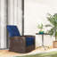 Fauteuil inclinable extérieur pivotant en osier, dossier inclinable, repose-pieds relevable, base pivotante à 360 °, coussins résistants à l'eau pour patio-2014674903-2014674900