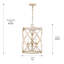 Luminaire suspendu cylindrique à 3 lumières-1996404106