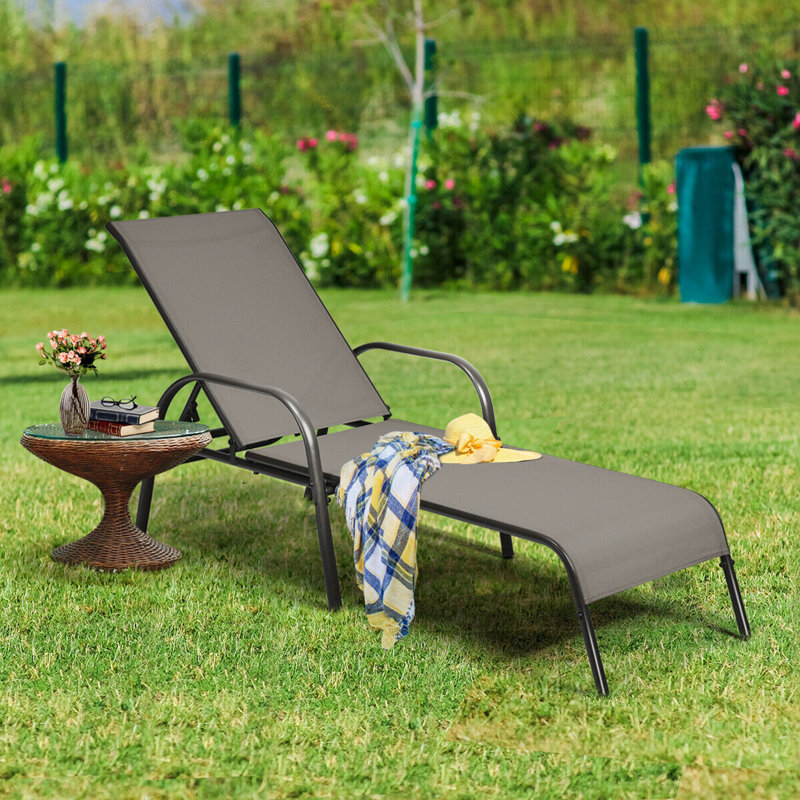 Chaise longue inclinable 62,5 po