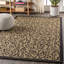 Tapis intérieur / extérieur noir / kaki Haggerty-149412052