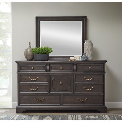 Groener 10 Drawer Dresser + Mirror