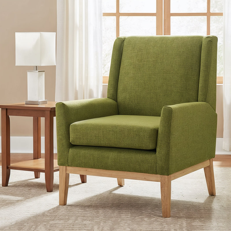 Fauteuil Amazonia, Mélange de polyester vert