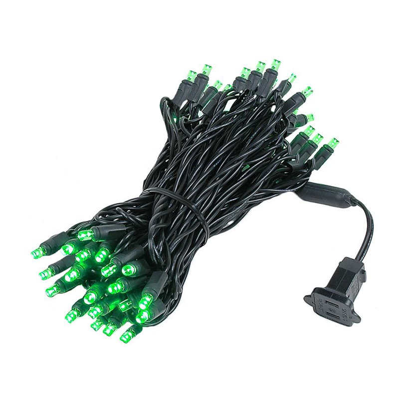 4'' LED String Lights, Green