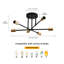 Modern 52cm 6-Light Sputnik Semi Flush Ceiling Light With Bulbs-1019957277
