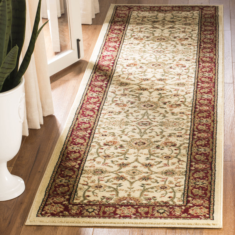Tapis oriental Klose Performance, Tapis de couloir 2 pi 3 po x 16 pi, Ivory/Red