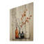 Beige corail Mid Century Minimalist Oasis Poteries sur impression sur bois-2085388961