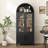 71" Arched Bookcase with Glass Doors - Versatile Display Cabinet & Kitchen Pantry Storage Cabinet-114229063