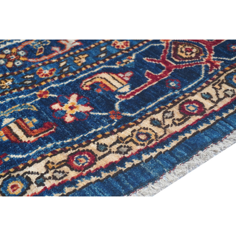 One-of-a-Kind 8'1" Area Rug in Red/Blue/Yellow