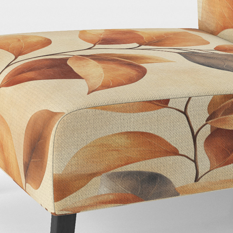 Fauteuil de chambre Leaves - Fauteuil de chambre Ficus IV, Slipper Armless