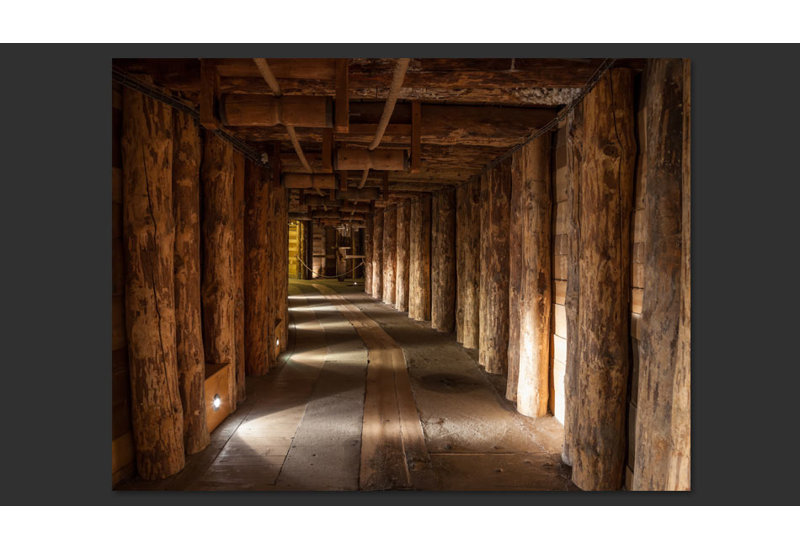 Wooden Passage 3.09m x 400cm Wallpaper, 350 cm x 270 cm