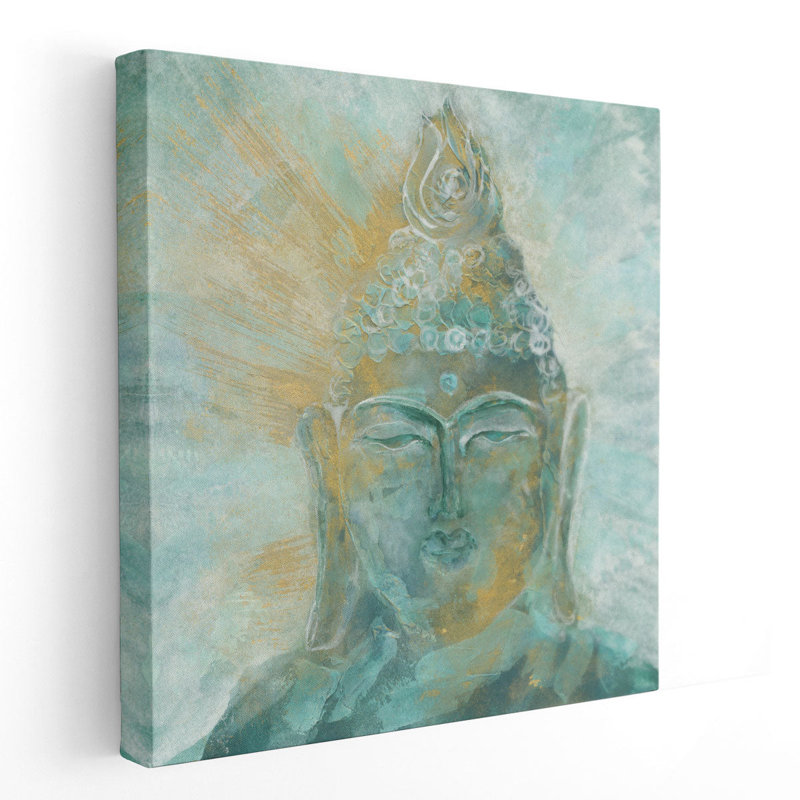 «Buddha Bright I», reproduction d'art sur toile, H 20 po x l 20 po