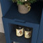 Wooden Floor Cabinet with 2 Glass Doors and 2 Storage Spac-1527014438
