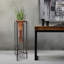 Bronze Euler Drop Vase with Black Iron Stand- Extra Large-1585124081