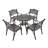 5 - Piece Metal Outdoor Patio Dining Set with Round Table-86641766