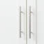 Armoire blanche avec 2 portes et 3 cloisons, 4 espaces de rangement spacieux et des zones faciles à purifier, surface lisse