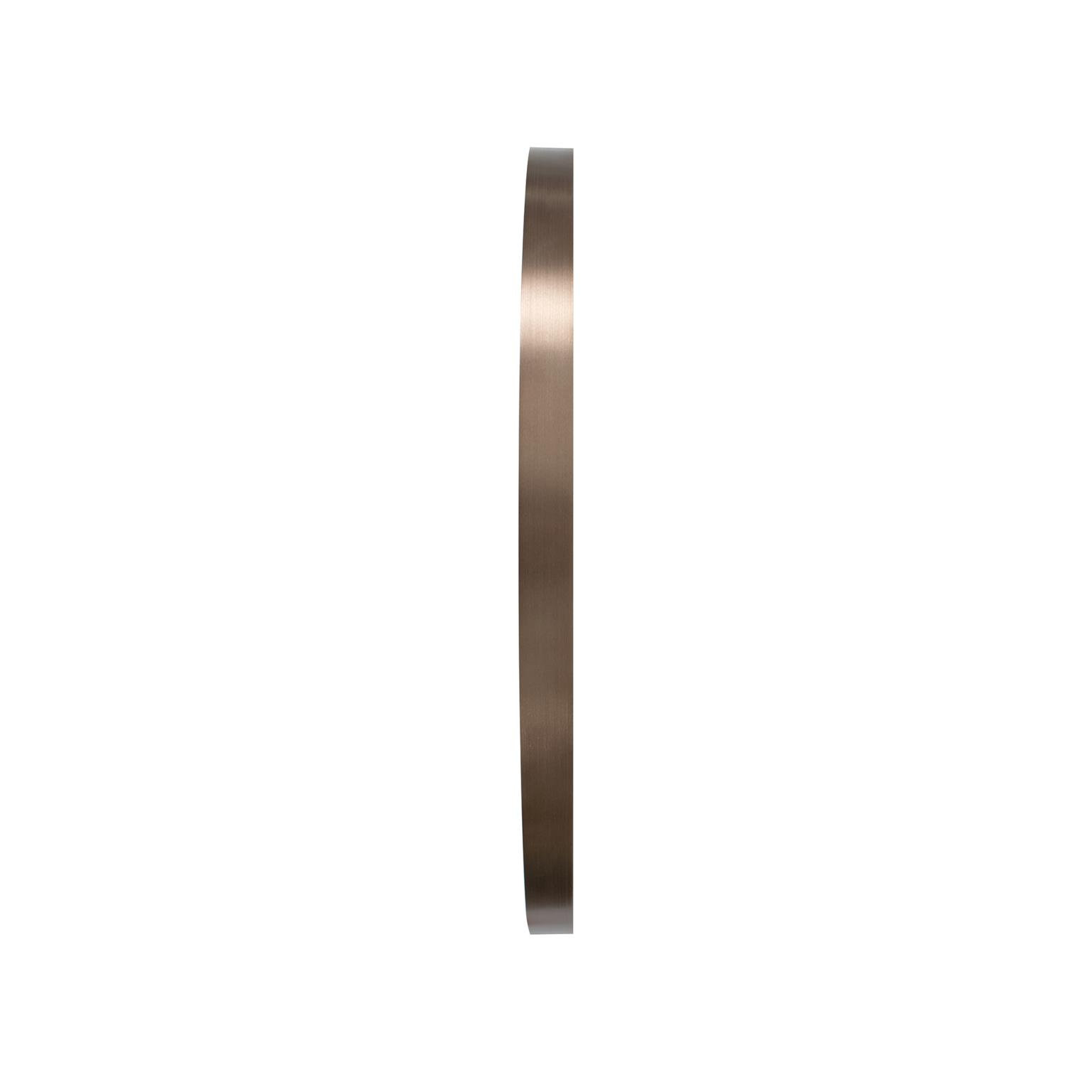 Steele Oval Mirror, Brown