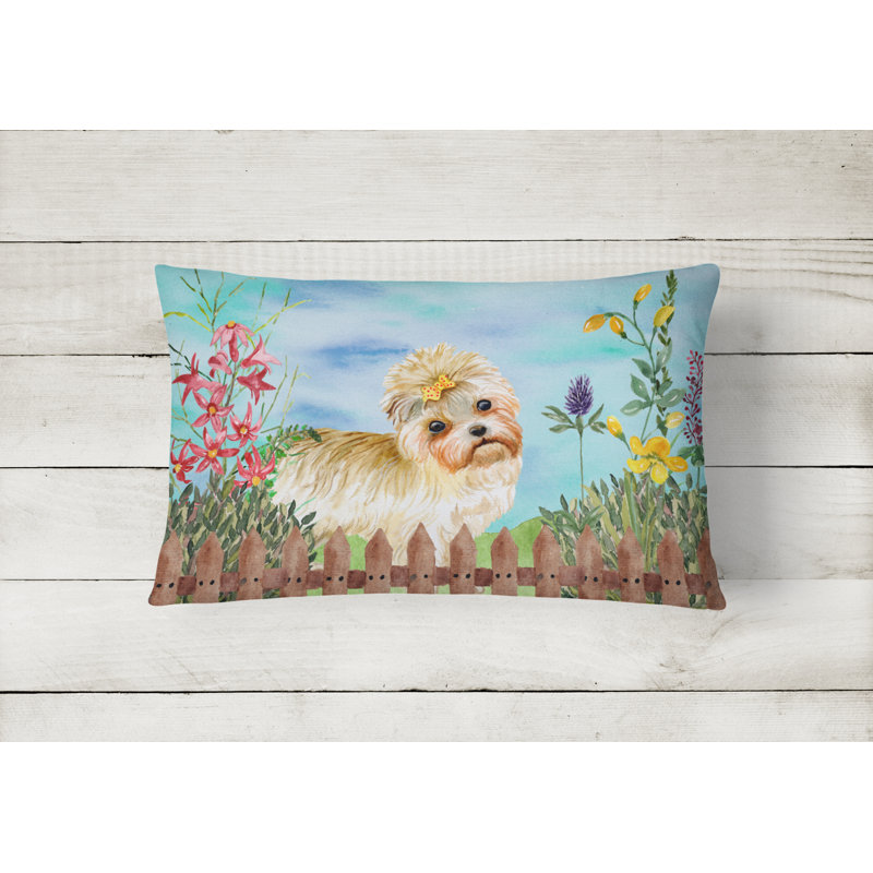  Coussin intérieur / extérieur Morkie Spring