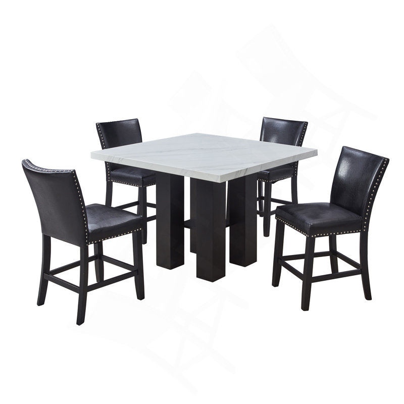 Fauteuil en polyuréthane 2pc, Noir