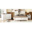 Ensemble de chambre à coucher 3 pièces avec lit plateforme double ferme avec tête de lit double à porte coulissante-1585918116-1585918118