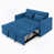 Velours bleu antique est en rupture de stock