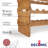 Eathin Floor Wine Glass Rack Brown