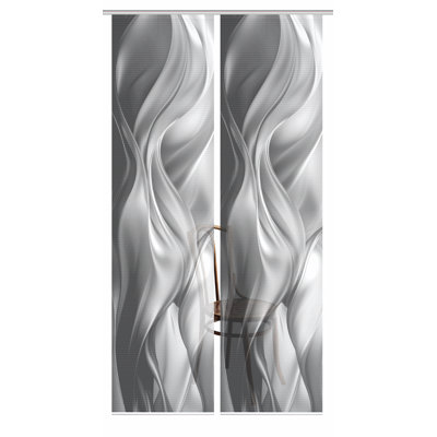 Semi Sheer Sliding Panel Pair