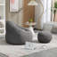 Fauteuil à billes souple avec repose-pieds-566880323