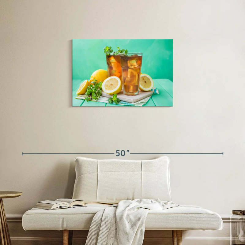 Yarlin Lemon Iced Tea, 20" H x 30" W