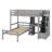 Loft Bed With A Stand-Alone Bed, Storage Staircase, Desk, Shelves And Drawers-1631963549