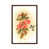 Toile avec cadre en bois brun