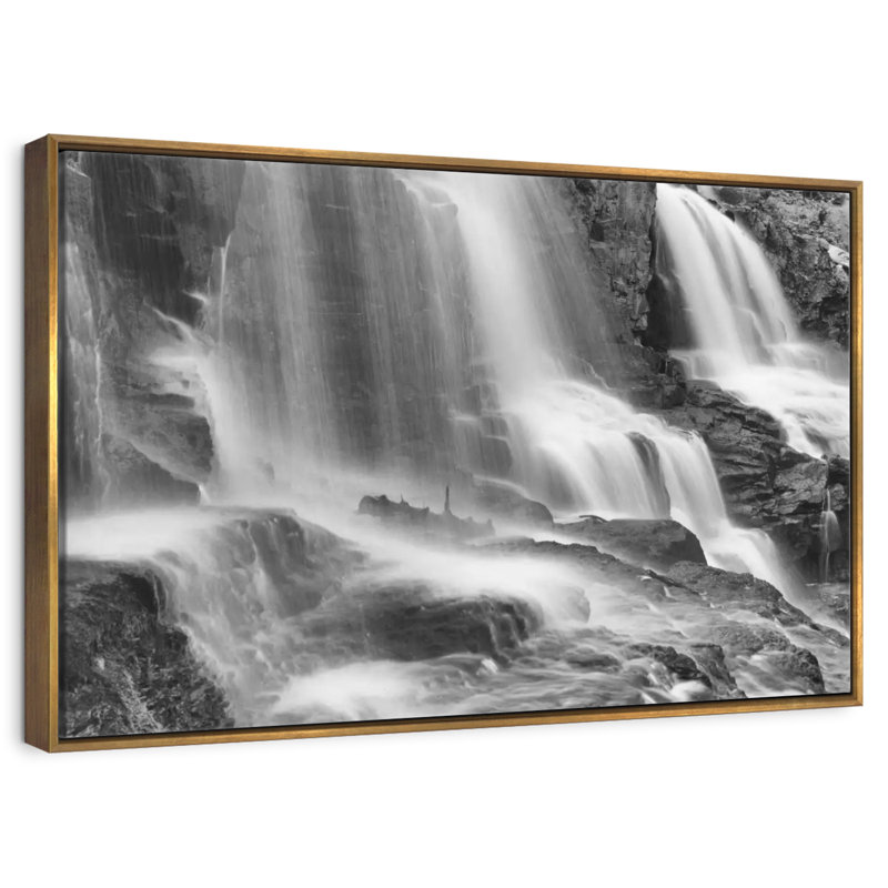 Lac Supérieur I, Cadre flottant doré, 31 po x 21 po