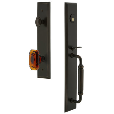 Carré Complete Inactive Dummy Handleset with Baguette Knob and Rosette