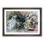Pair of Sleeping Hippos in Abstract - Picture Frame Graphic Art Print-55735326-55735324