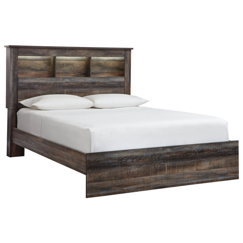 Drystan Bookcase Storage Bed, Queen