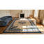 Antique Peking Chinese Medallion Beige 1890s Rug