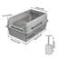 Merity Stainless Steel Cat Litter Box