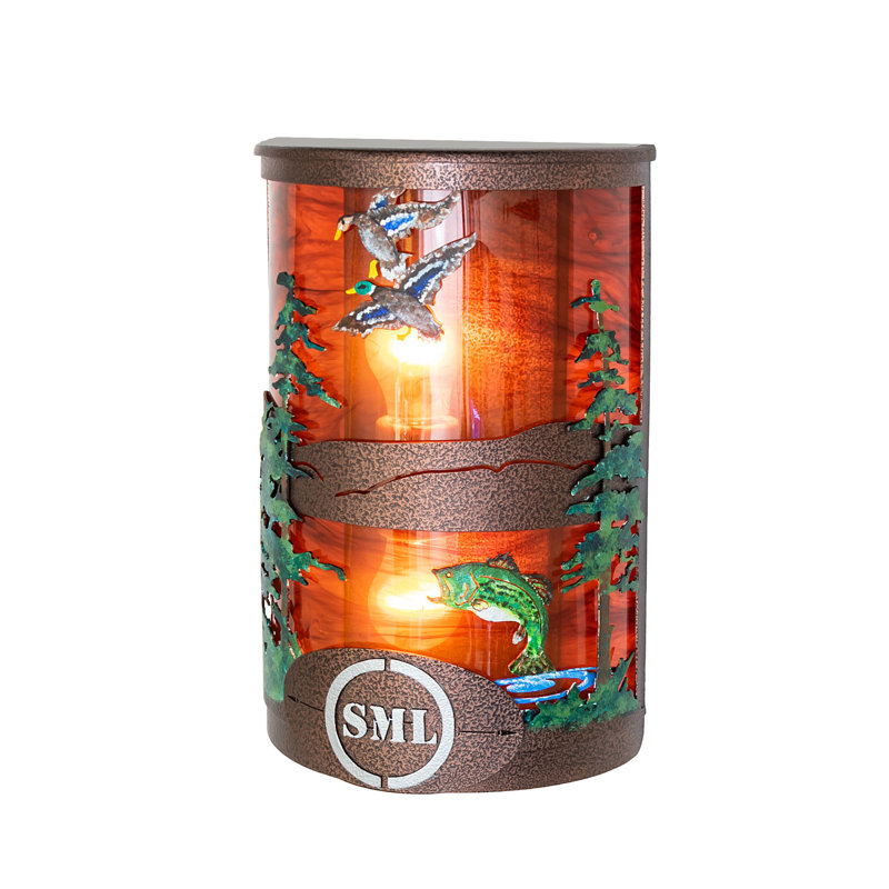2 - Light Flush Mounted Sconce